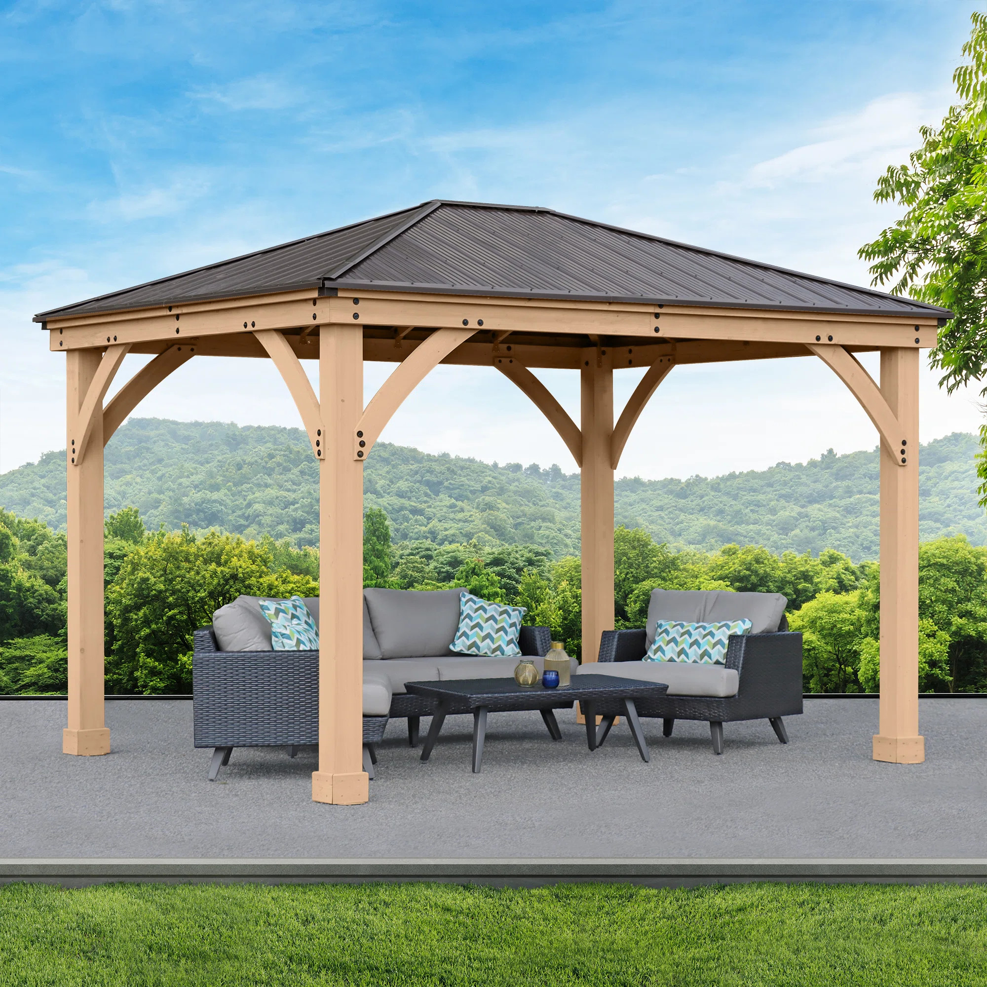10 x 12 Meridian Gazebo | Wayfair North America