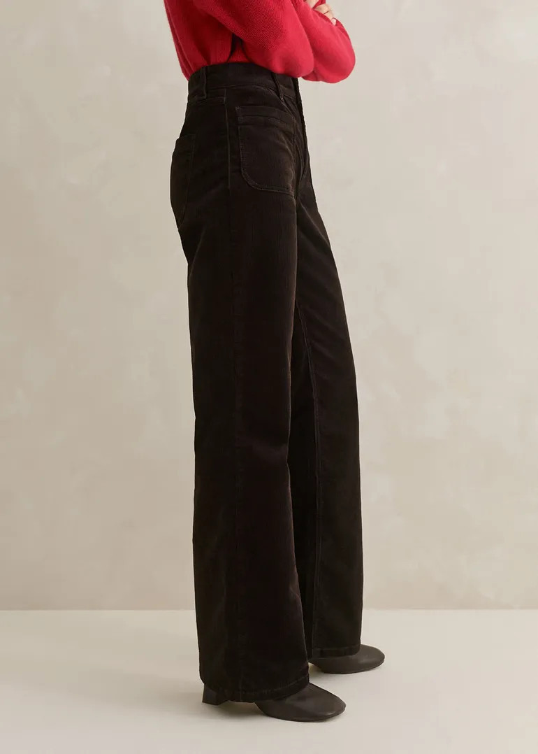 Fine Cord Subtle Flare Trouser | ME+EM Global (Excluding US)