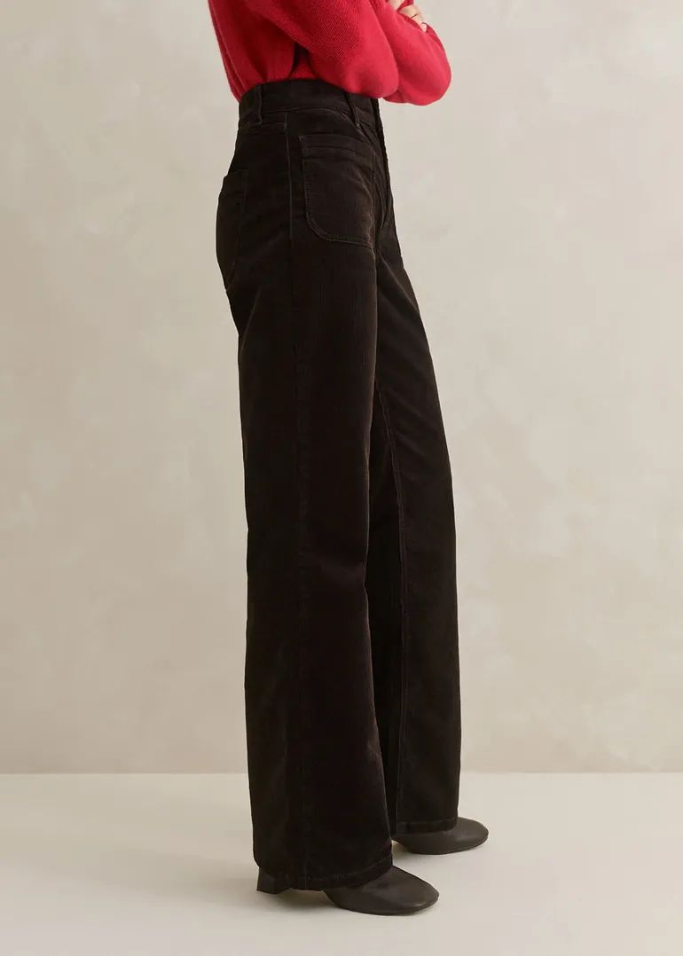 Fine Cord Subtle Flare Trouser | ME+EM Global (Excluding US)