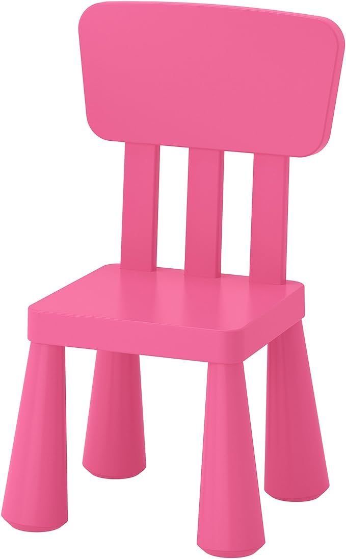 Ikea Mammut Kids Indoor / Outdoor Children's Chair, Pink Color - 1 Pack | Amazon (US)
