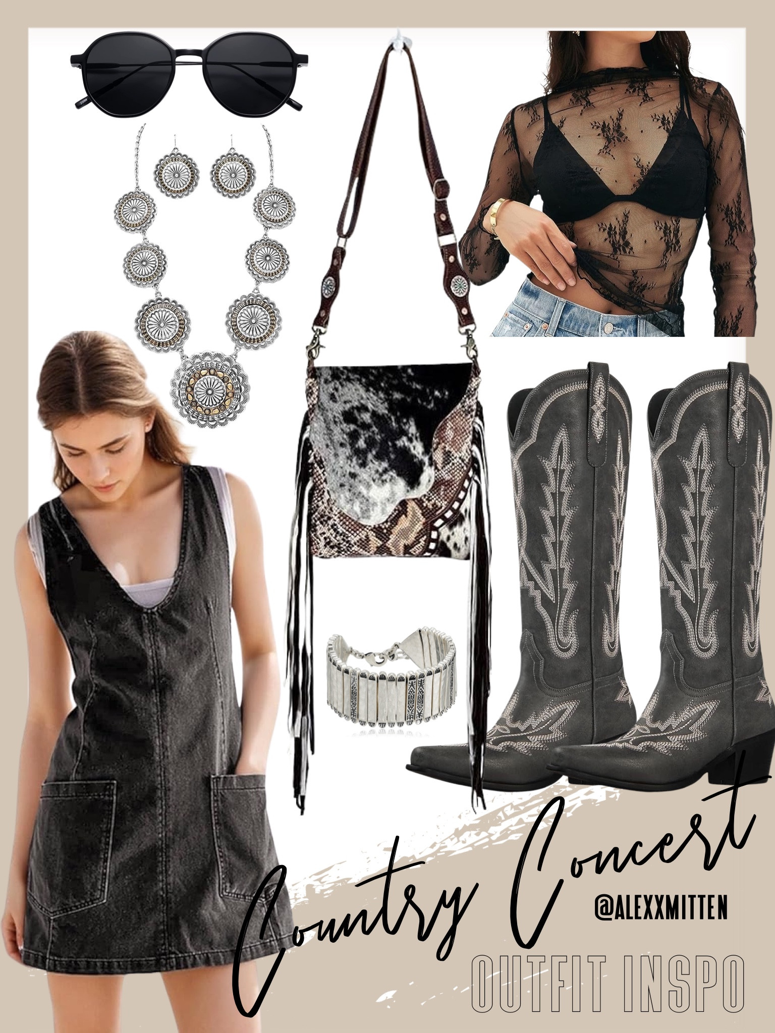 Country Concert outfit inspo 

Western | country concert | concert outfit | western fashion | amazon | cowboy boots | cowgirl boots | fall fashion | western purse | western jewelry 


#LTKFindsUnder50 #LTKFindsUnder100 #LTKStyleTip