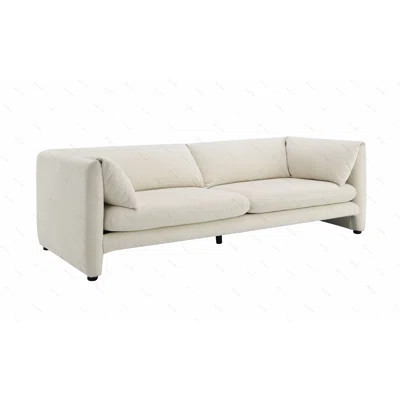 Jaeda Beige Boucle Sofa | Wayfair North America