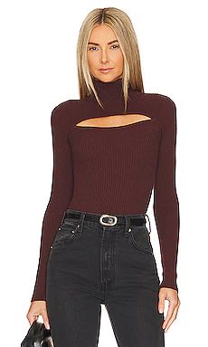 NBD Toula Sweater in Chocolate from Revolve.com | Revolve Clothing (Global)