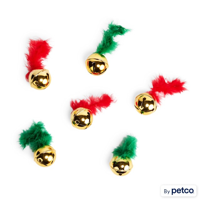 Merry Makings Jingle Bells Cat Toy Set, X-Small, Pack 6 | Petco
