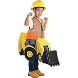Party City Construction Digger Ride-On Halloween Costume for Children, Small, Includes Tractor Ri... | Amazon (US)