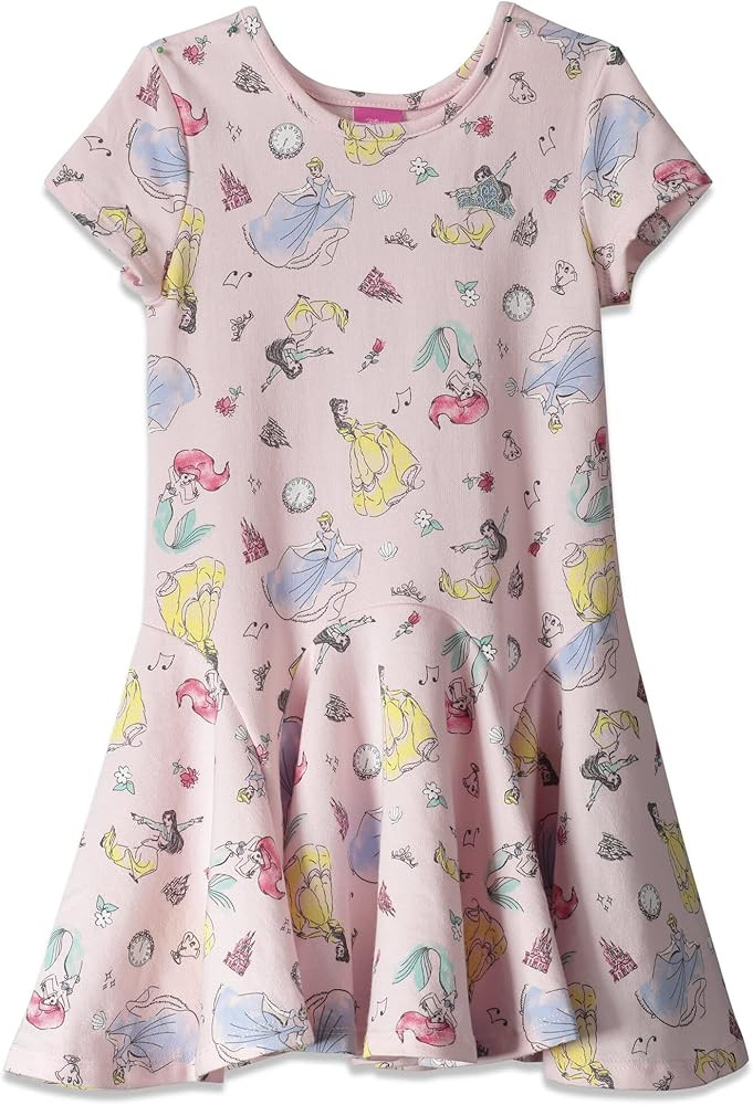 Disney Princess Frozen Ariel Cinderella Aurora Belle Christmas Girls Dress Toddler to Little Kid | Amazon (US)