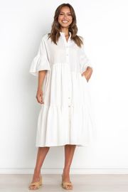 Cadagon Dress - White | Petal & Pup (US)