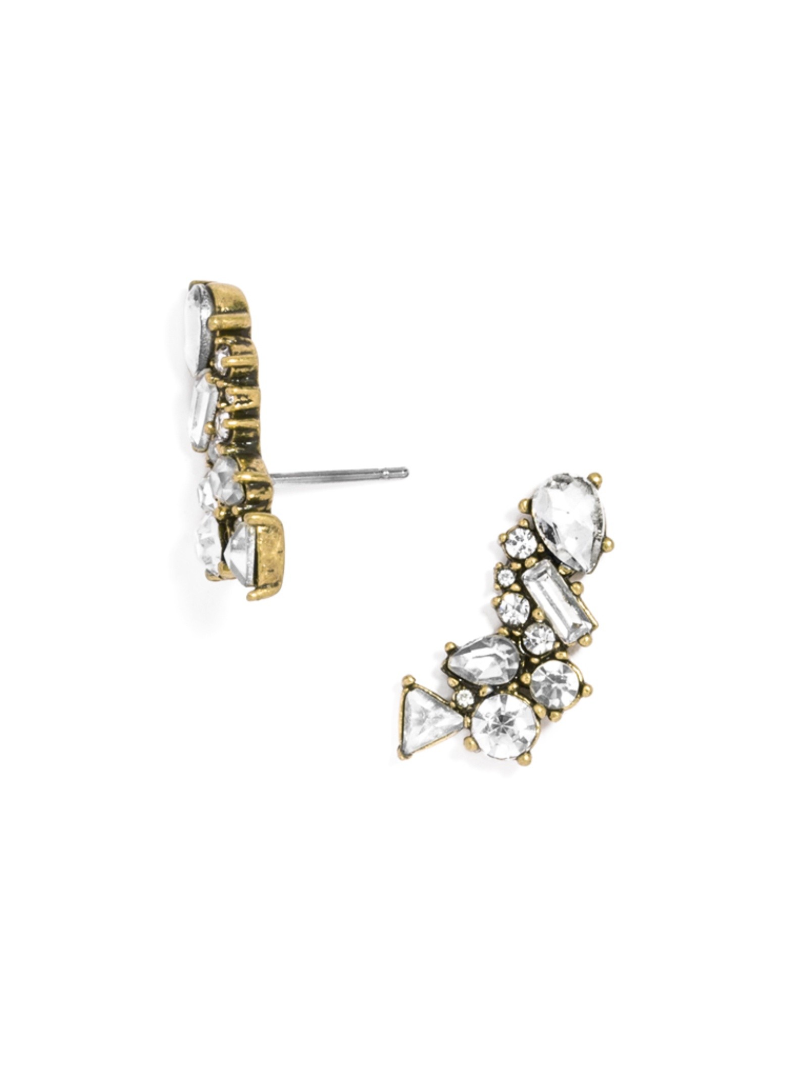 Crystal Triangulum Ear Crawlers | BaubleBar (US)