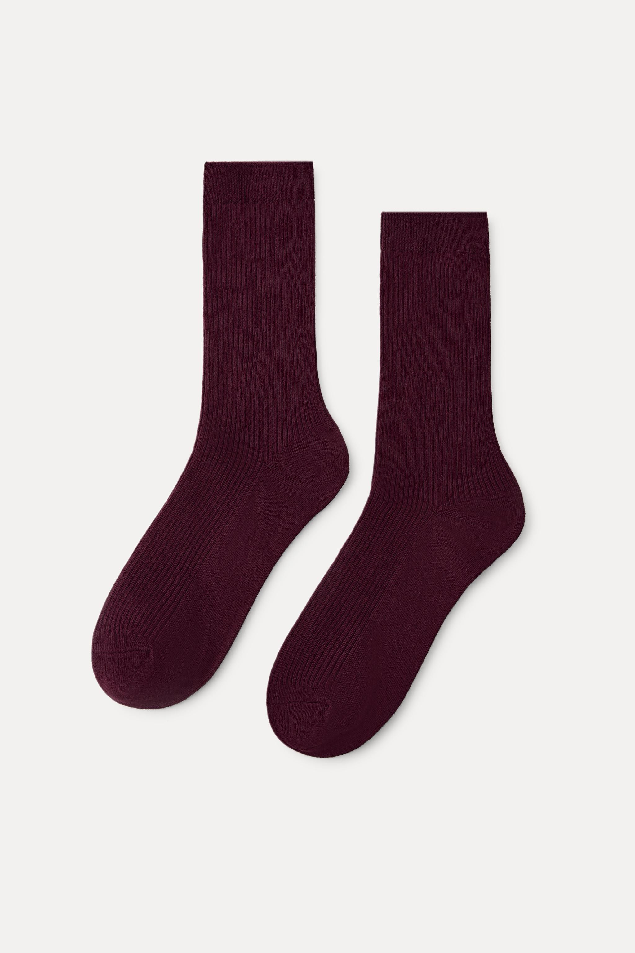 RIBBED COTTON SOCKS | Zara UK