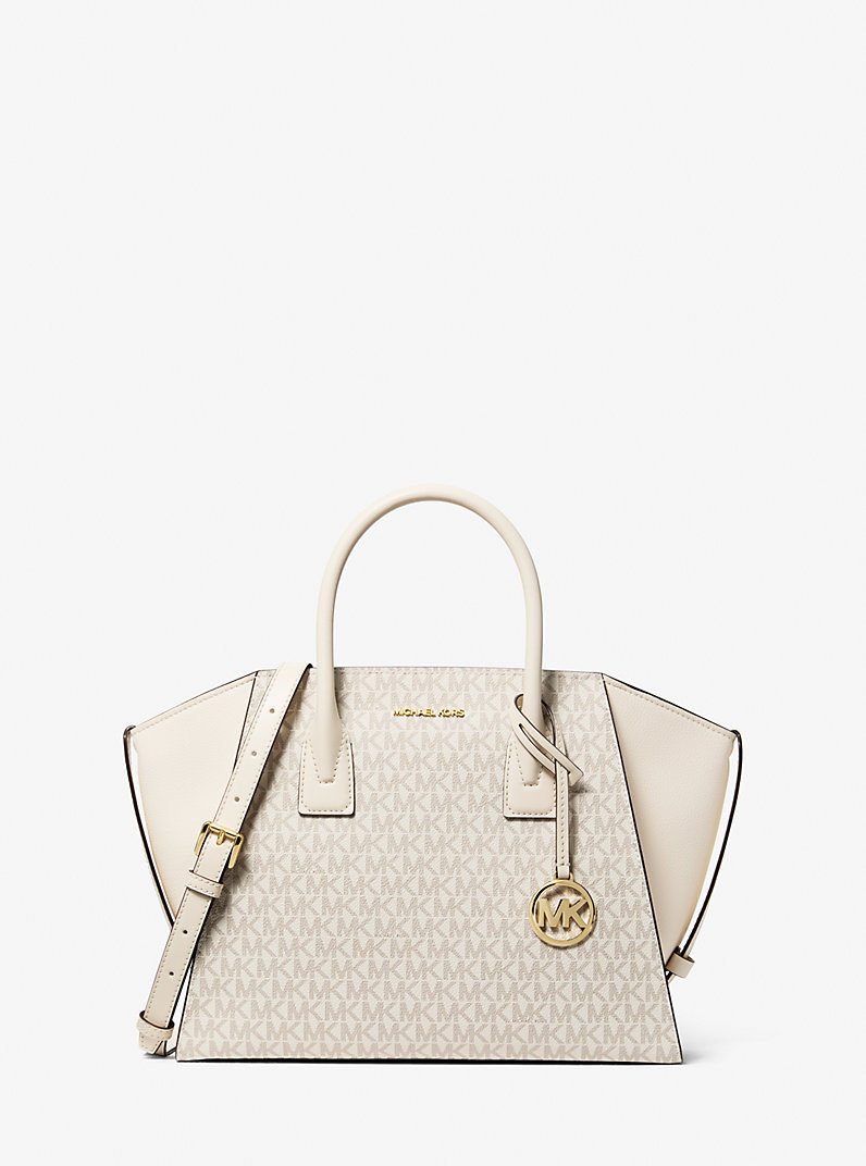 Avril Large Signature Logo Satchel | Michael Kors US