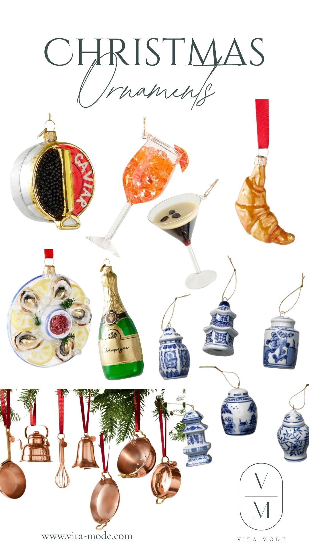  

 Cute, classy and meaningful ornaments to give to friends, family, a hostess or even yourself. 

Who wouldn’t love a little champagne and caviar or an espresso martini hanging on their tree?

#LTKHome #LTKFindsUnder50 #LTKSeasonal