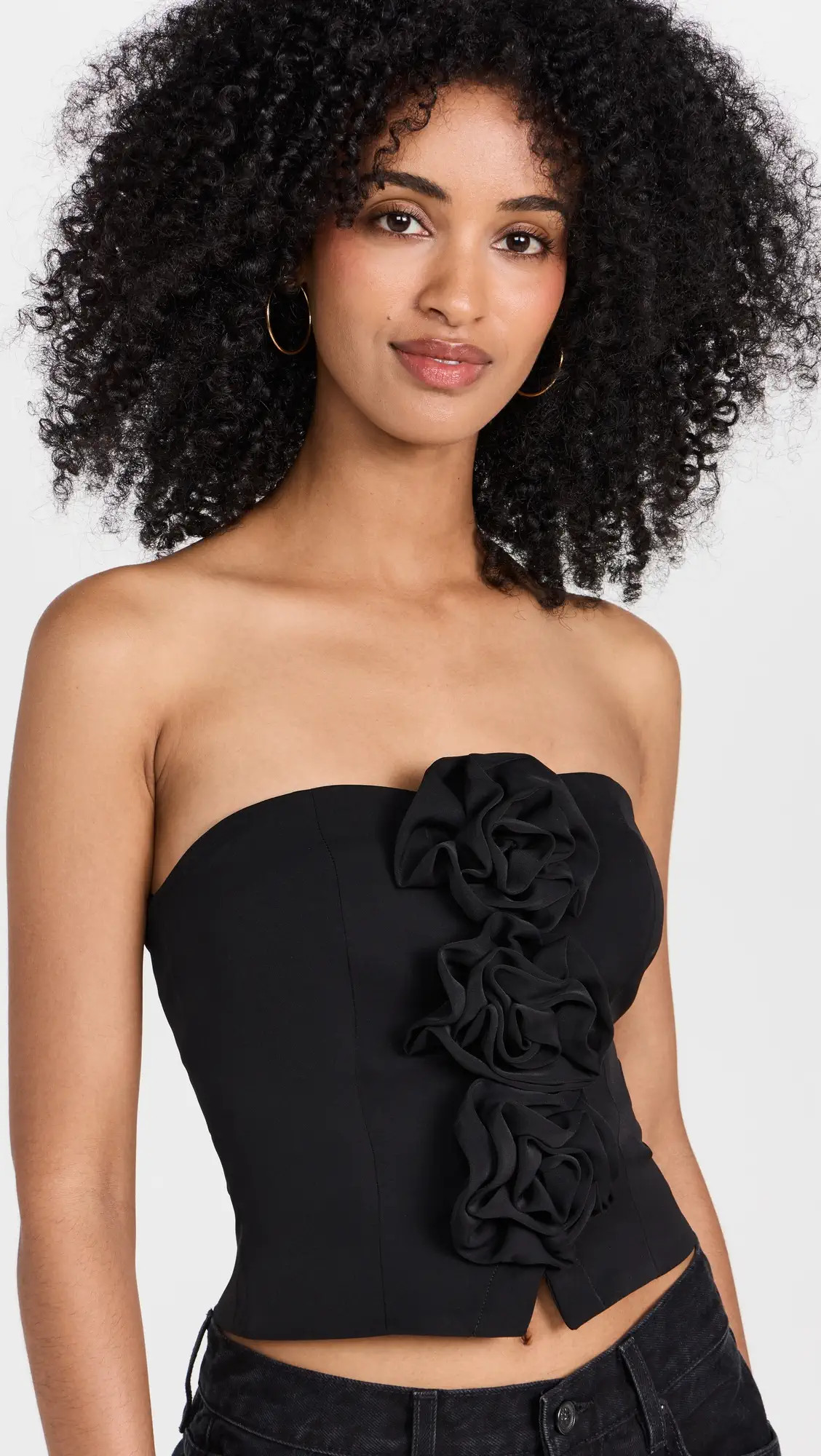 endless rose Strapless Flower Top | Shopbop | Shopbop
