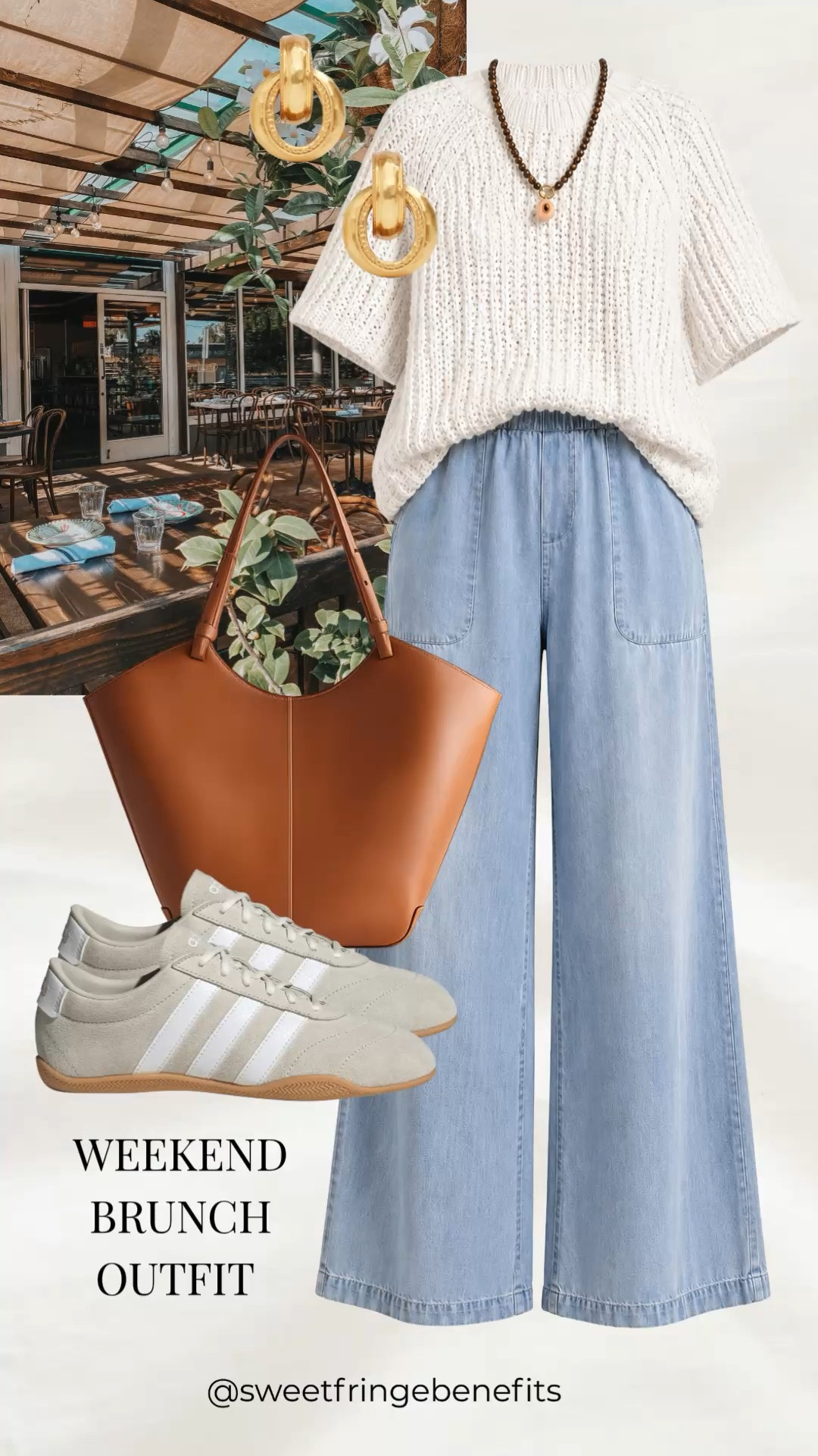 These light wash wide-leg jeans are an easy favorite for now through fall! Paired with a textured short-sleeve sweater and comfy sneakers, this look is casual, comfortable, and perfect for lunch with friends, errands, or weekend outings.

💡 LTK MADE EASY
❤️ Heart = Support my posts!
🔖 Save = Get sale & restock alerts
📋 Lists = Keep favorites organized
📲 Share = Send lists and products to a friend. Hello, Christmas List!
💬 Comment = Ask me anything about what I’m wearing.:-)

#LTKootd #LTKOver40 #LTKSaleAlert