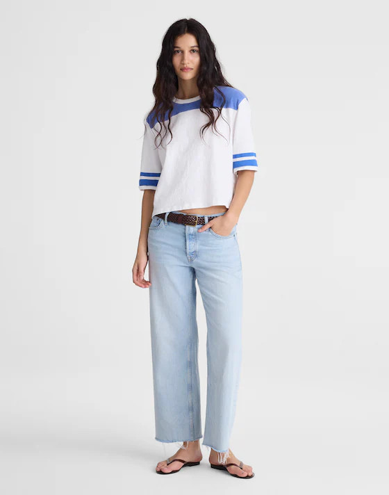 The Relaxed Varsity Tee in Vintage Jersey | Madewell