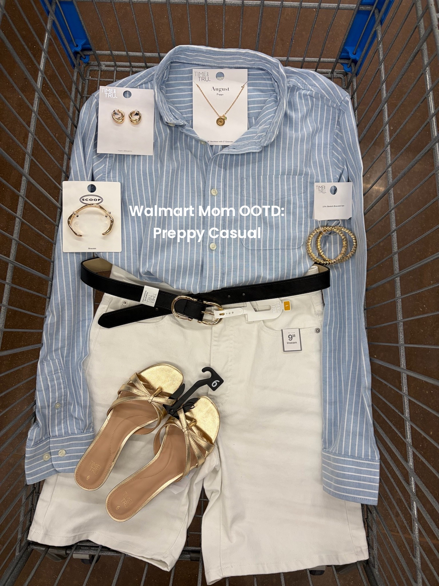 Walmart Mom OOTD: Preppy Casual

#LTKmomlife #LTKgrwm #LTKootd