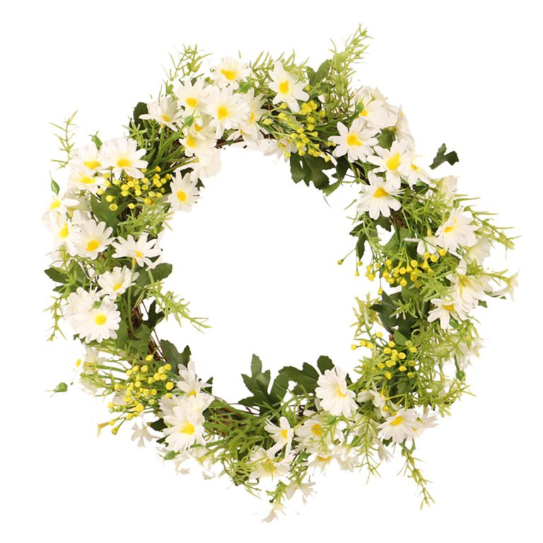 Bescita Spring Leaf Wreath Plastic Artificial Plant Home Decoration Wreath Front Door | Walmart (US)