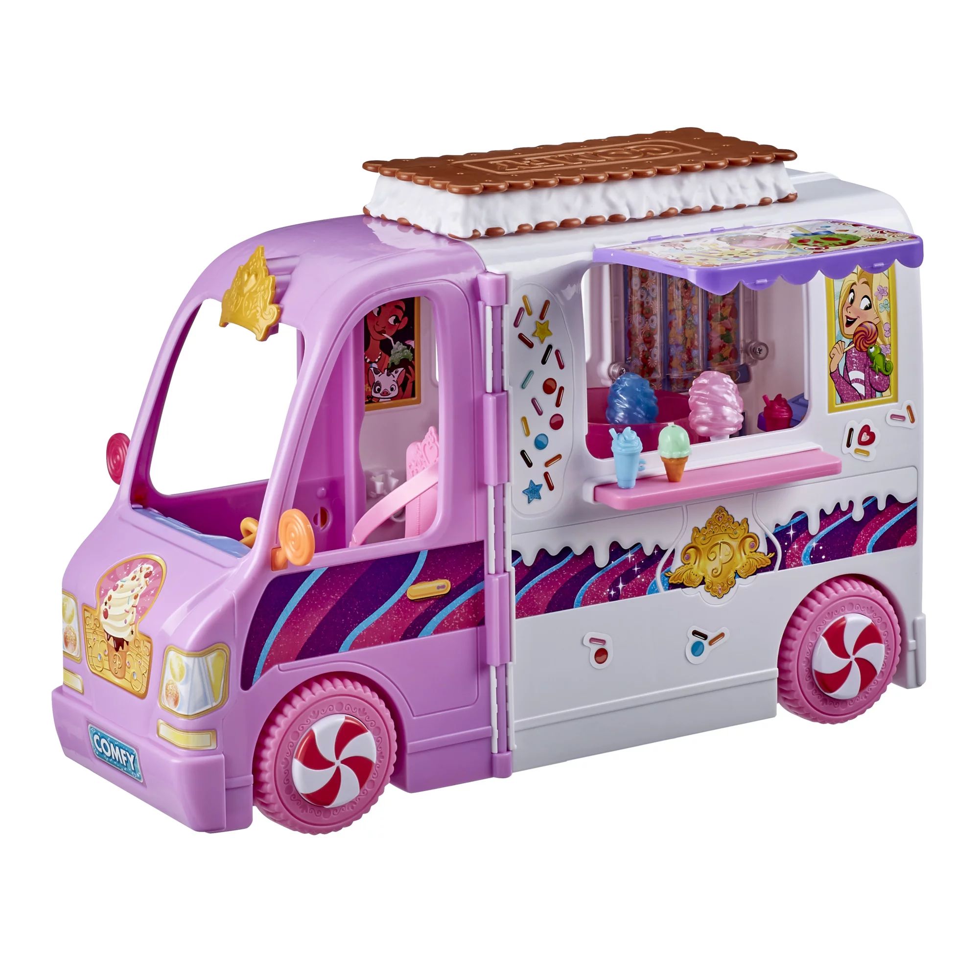 Disney Princess Comfy Squad Sweet Treats Truck Playset, 16 Accessories | Walmart (US)