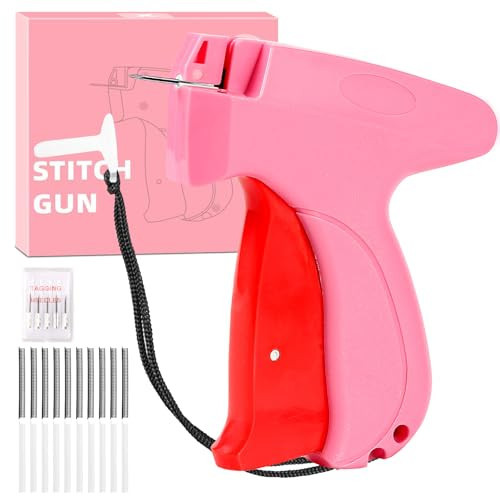 Stitch Gun for Clothes,Mini Stitchy Gun,Includes 6 Needle,5000 Pcs Micro Fasteners(2500 White & 2500 Black) Stitch Gun,Speedy Clothing Fixer Quick Clothing Fixer Tagging Gun for Clothing | Amazon (US)
