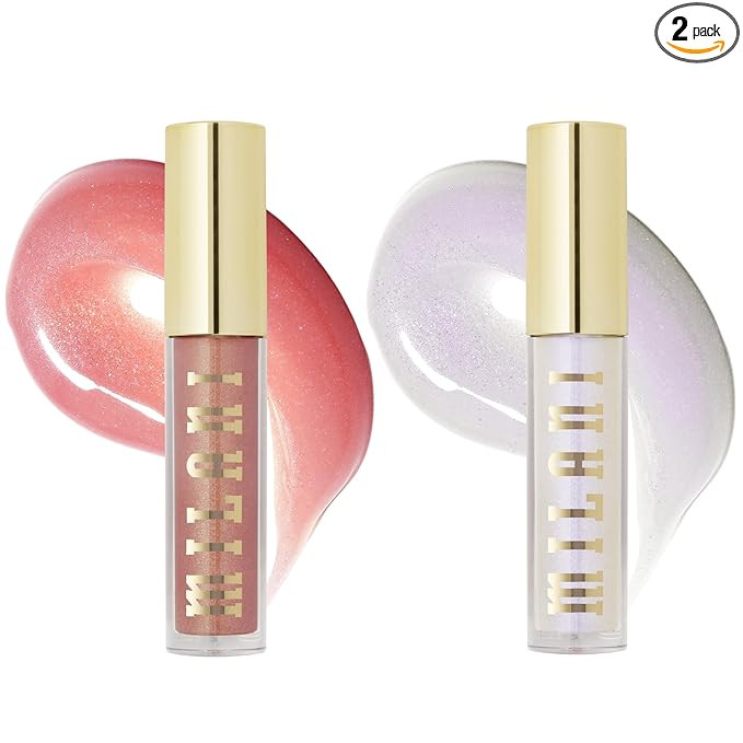 Milani Keep It Full Nourishing Lip Plumper Bundle - Luminoso & Moonlight - Cruelty-Free Lip Gloss... | Amazon (US)