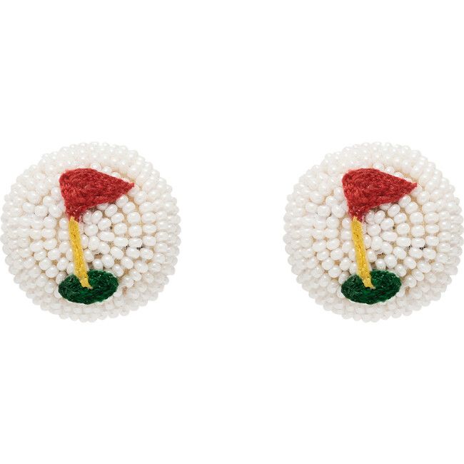 Women's Golf Ball Studs | Maisonette