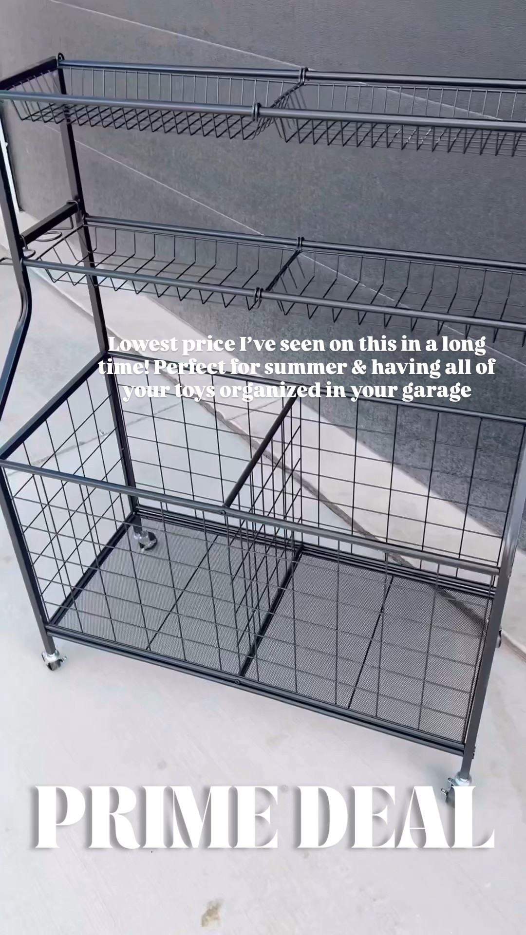 This has made it so all of the toys aren’t all over the garage— I love it. On MAJOR sale for Prime days! 📦🛒✨

#LTKFamily #LTKHome #LTKFindsUnder100