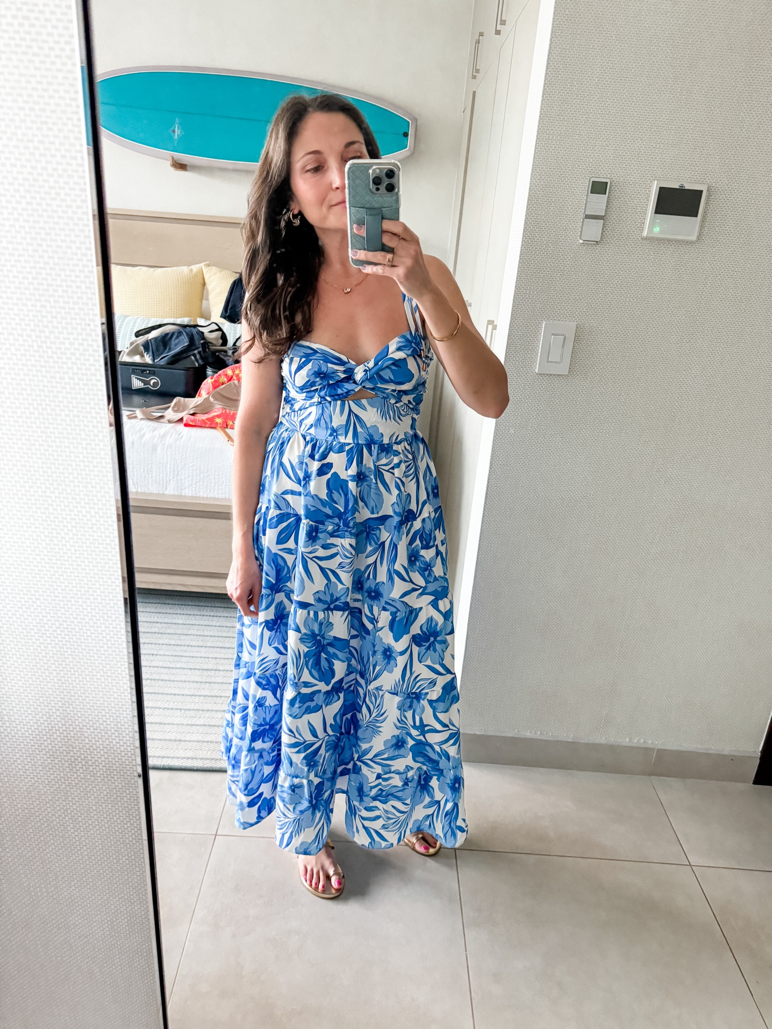 My outfit for night one in Costa Rica, styled by Jammie Baker. Oh my gosh, this dress is stunning in person, super lightweight and comfortable… perfect for vacation or spring/summer events. It’s also under $100. I’m wearing a size small. 

#LTKTravel #LTKFindsUnder100 #LTKSeasonal
