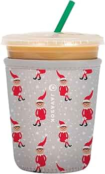 Sok It JavaSok Iced Coffee & Cold Soda Insulated Neoprene Cup Sleeve (Shelf Life, Small: 16-20oz) | Amazon (US)