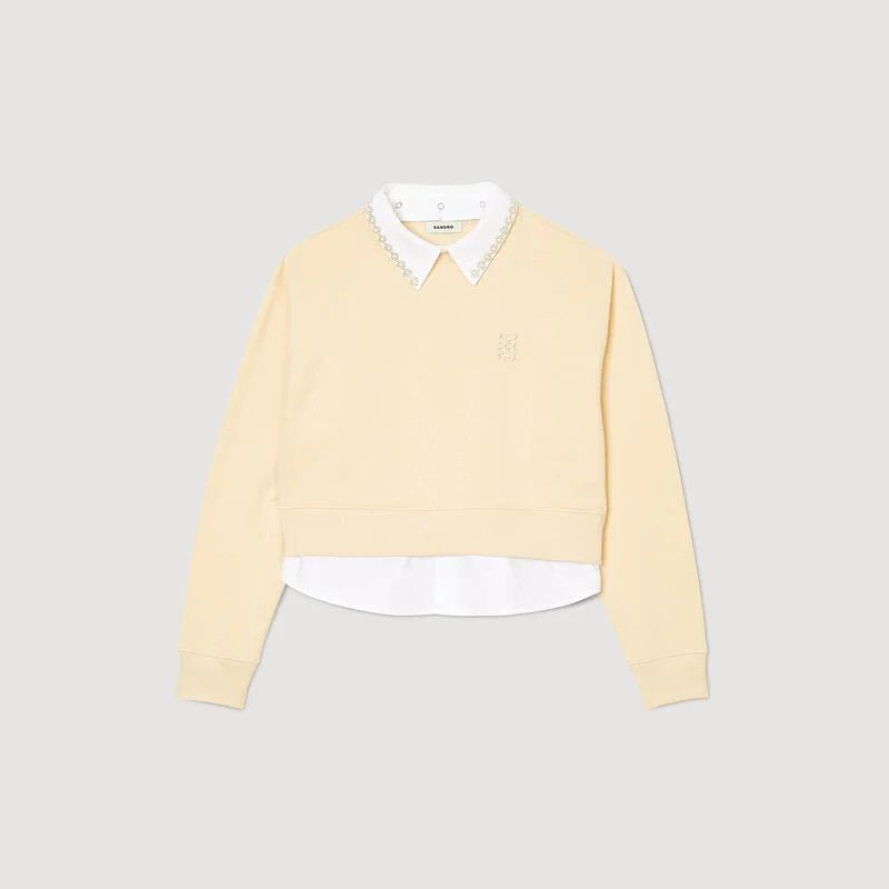 2-in-1 sweatshirt | Sandro US | Sandro-Paris US