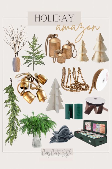 Own and love all these Amazon holiday finds!
Christmas decor, wrapping finds, tree trimming 

#LTKHoliday #LTKSeasonal #LTKhome