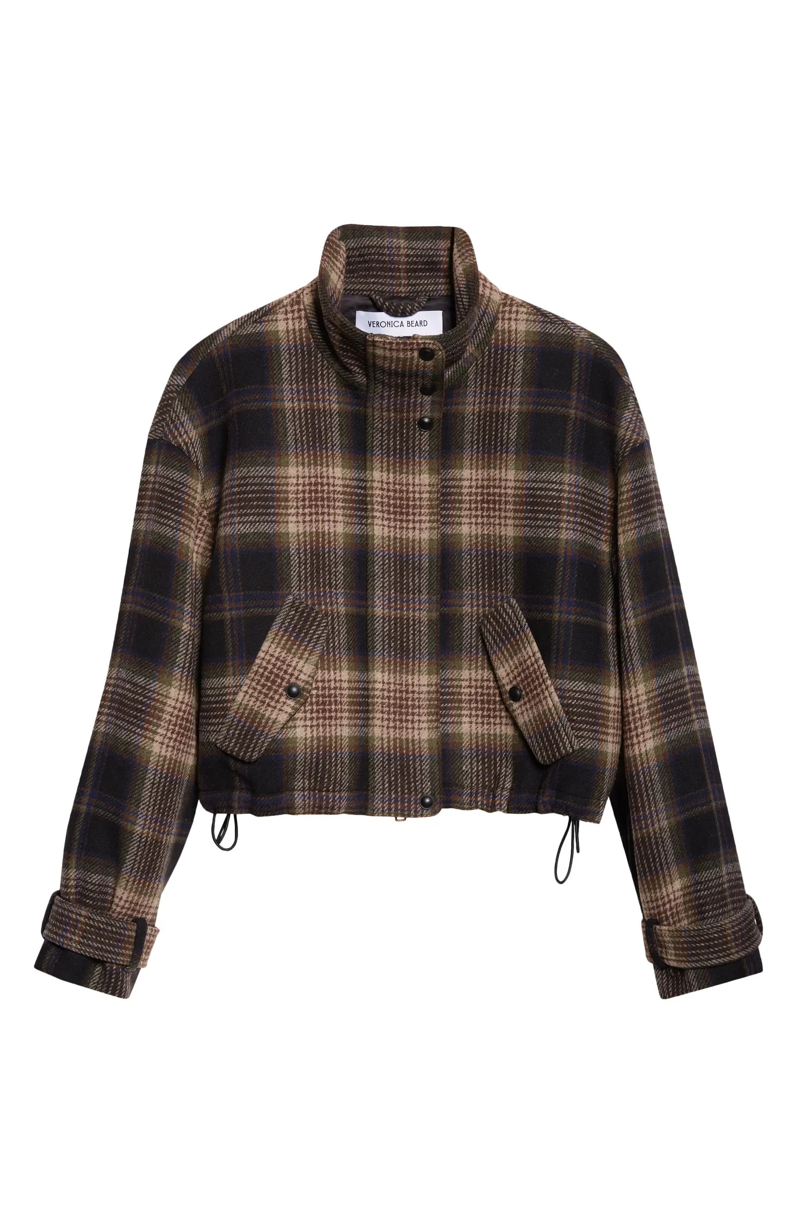 Veronica Beard Bateman Plaid Wool Blend Jacket | Nordstrom | Nordstrom