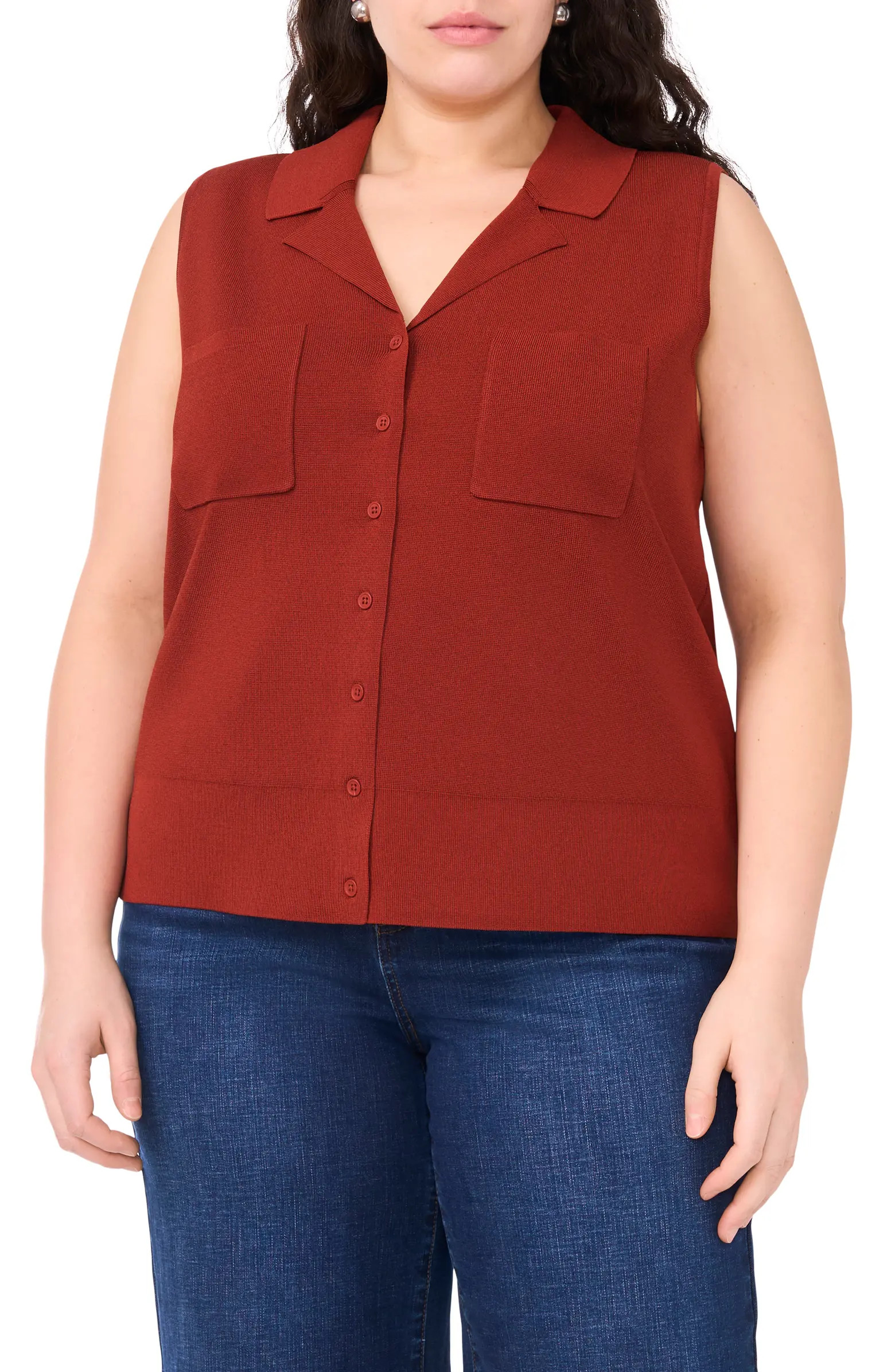 Notched Collar Sweater Vest | Nordstrom