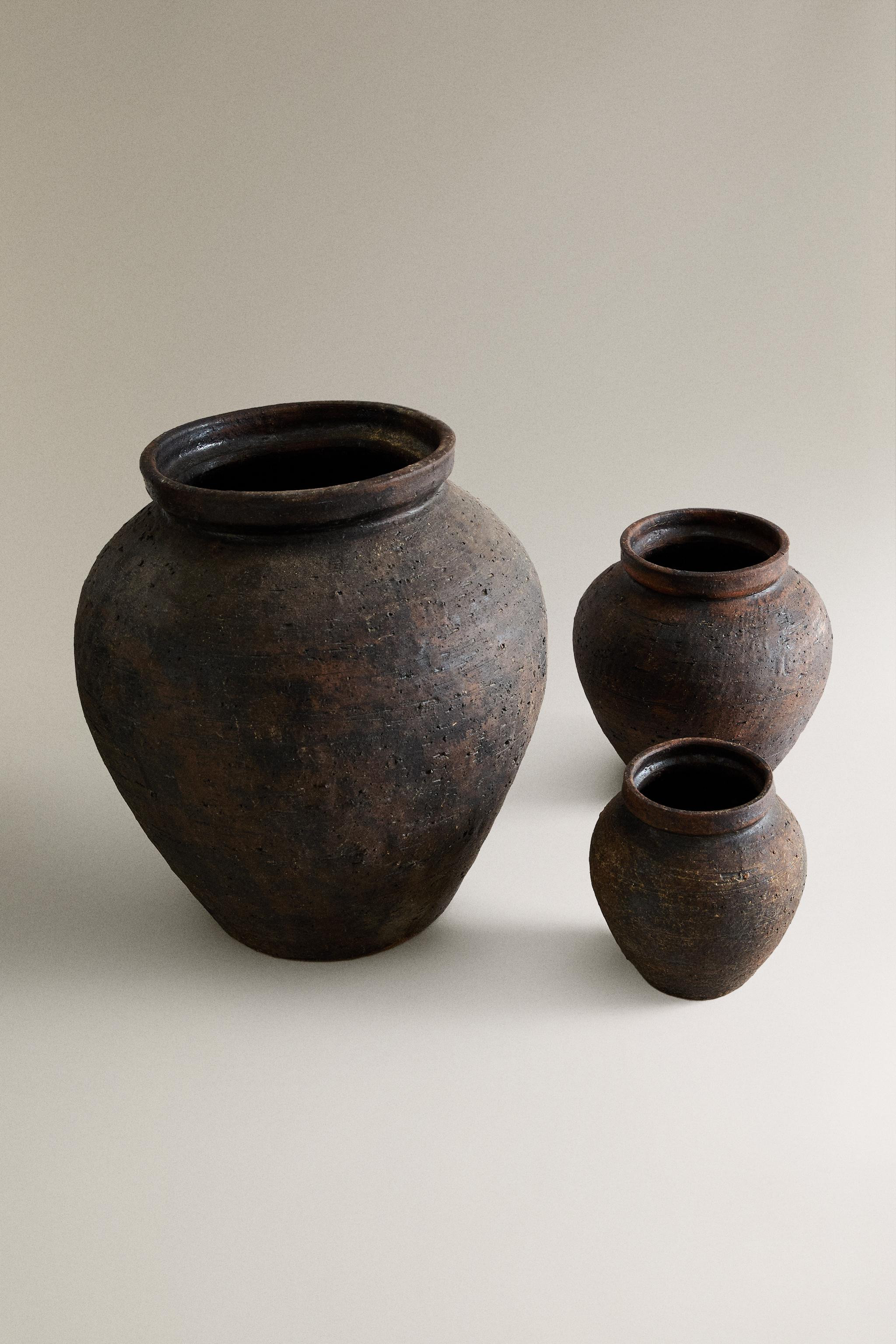 TEXTURED CERAMIC VASE | Zara US