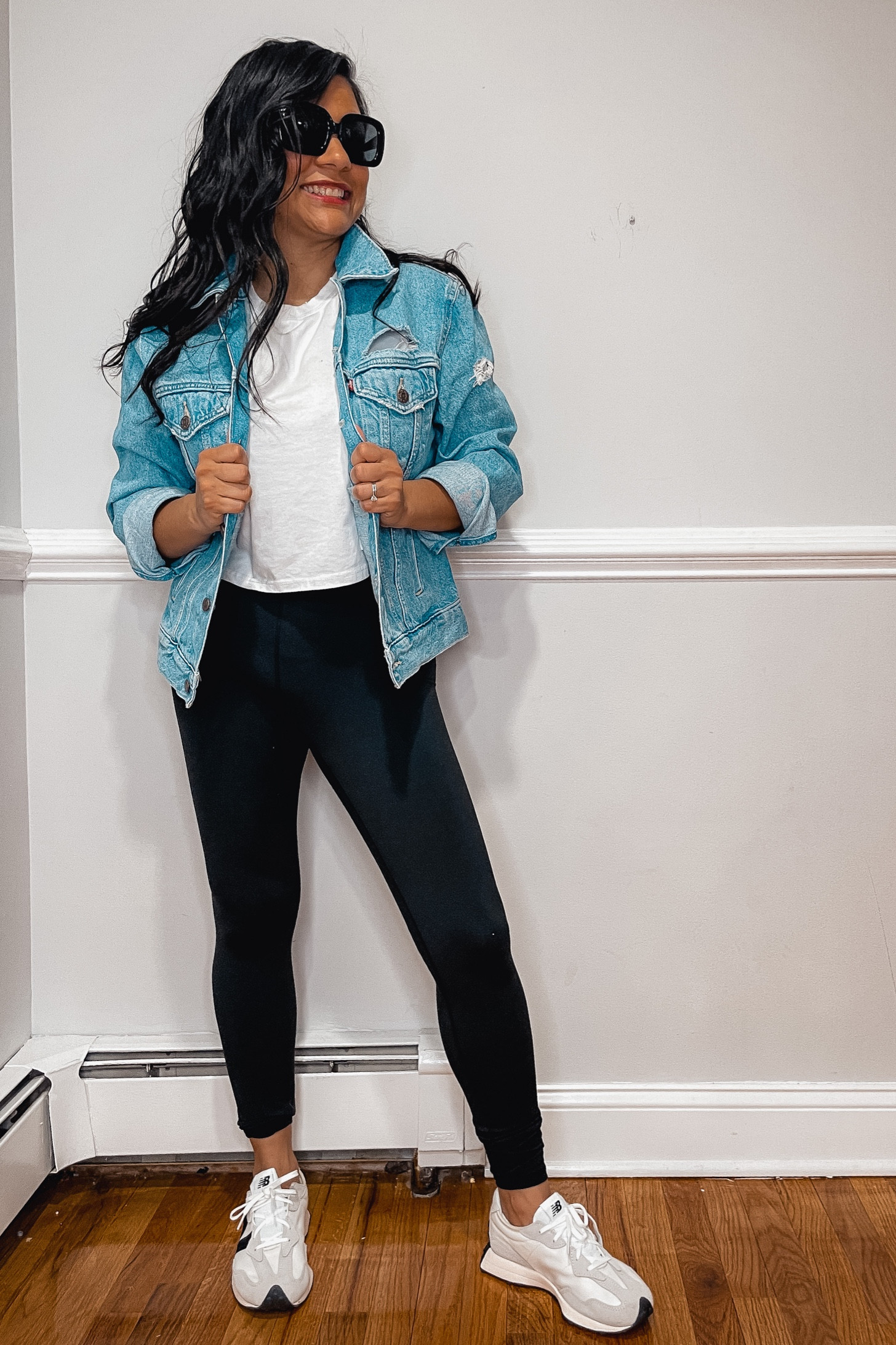 Thank you for stopping by!
Follow for more Amazon finds!💗

Leggings (size S), Crop t-shirt (size M), Jean jacket (size M) (order one or two sizes bigger for an oversized look), sneakers (women size 7)

Travel outfit, daily outfits, daily looks, travel style, casual style, mom style, mom look, casual look, Jean jacket, best amazon leggings 

#LTKtravel #LTKstyletip #LTKSeasonal