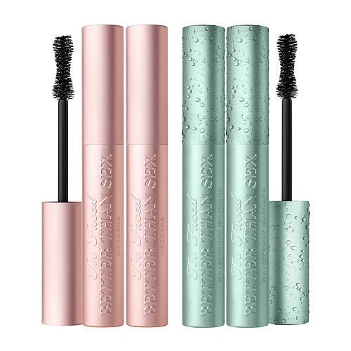 Too Faced Better Than Sex Mascara Original and Waterproof 4-piece Set | HSN