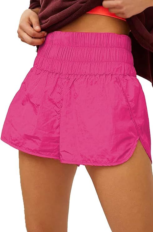 ALBIZIA High Waist Running Short for Women Quick Dry Athletic Gym Running Workout Shorts with Lin... | Amazon (US)