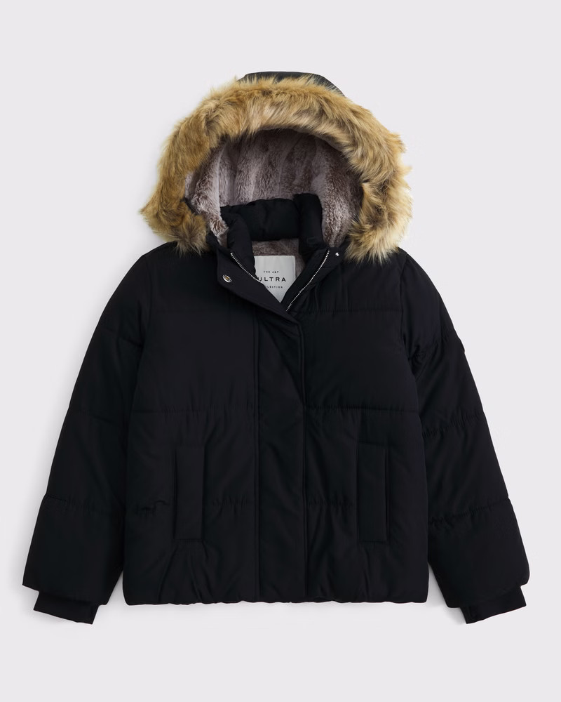 girls a&f ultra puffer | girls coats & jackets | Abercrombie.com | Abercrombie & Fitch (US)