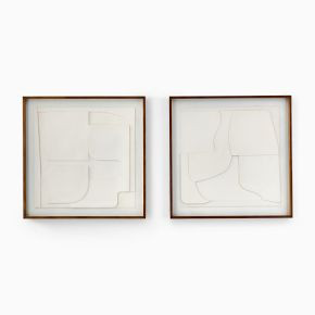 Rowan Layered Paper Dimensional Wall Art | West Elm (US)