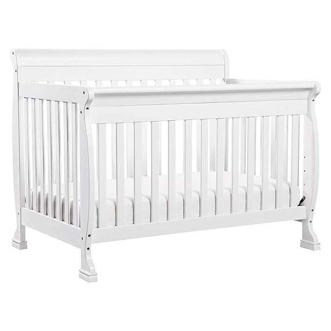 DaVinci Kalani 4-in-1 Convertible Crib in White, Greenguard Gold Certified | Amazon (US)