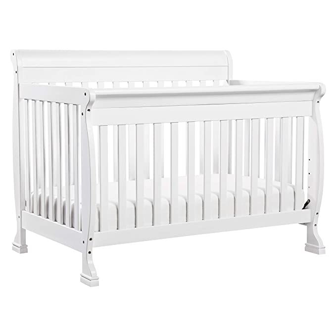 DaVinci Kalani 4-in-1 Convertible Crib in White, Greenguard Gold Certified | Amazon (US)