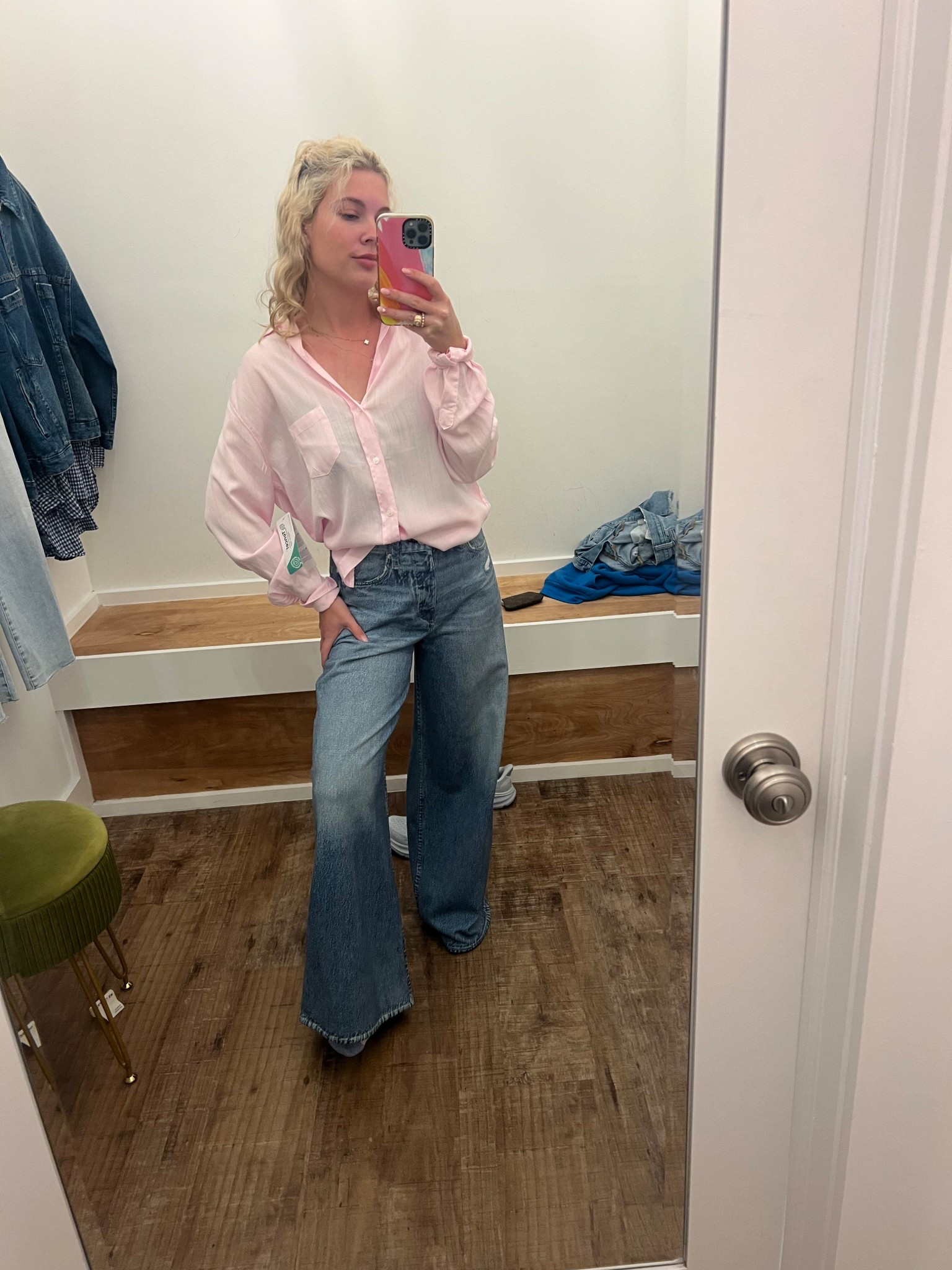 I can’t get over these jeans- they are seriously the coolest. Sweatpants that look IDENTICAL to jeans?? Insane. I will be saving up for this purchase. 

#LTKStyleTip #LTKTravel
