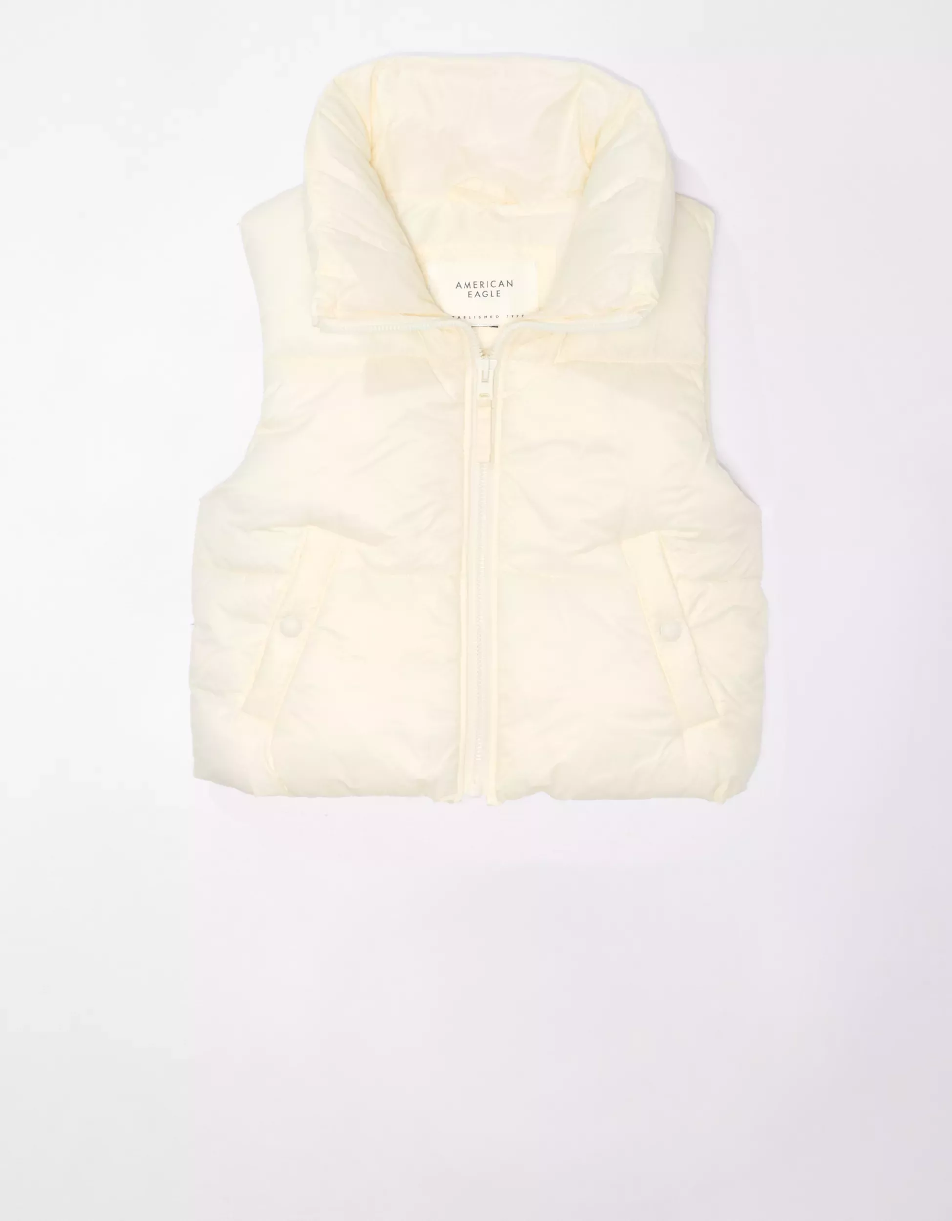 AE Cropped Puffer Vest