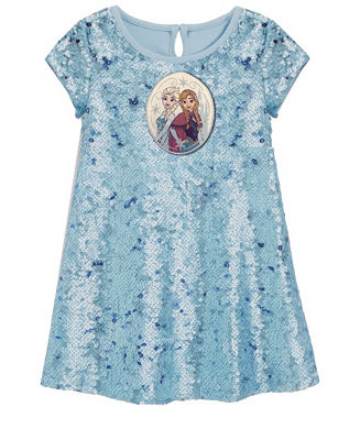 Girls' 2T-6X Frozen Sequin Dress | Macy's