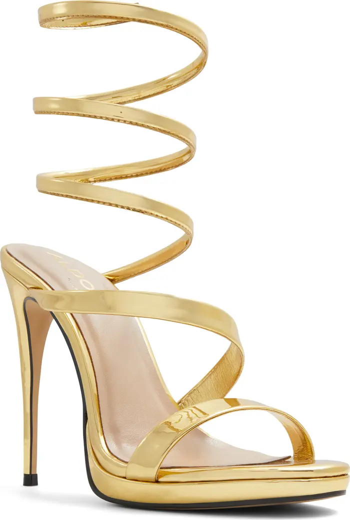 Katswirl Ankle Wrap Platform Sandal (Women) | Nordstrom
