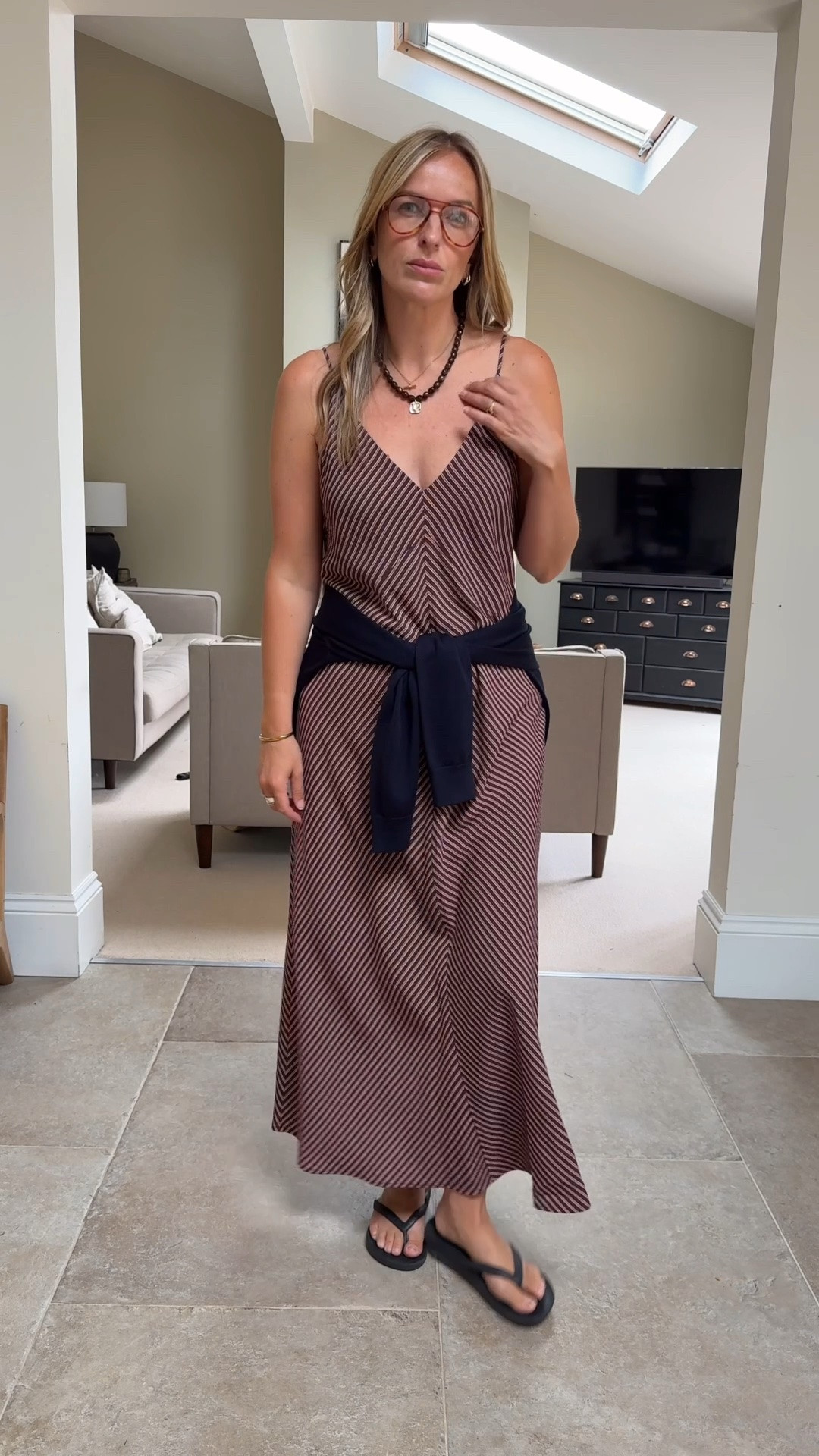 Love this slip dress 
Flows , doesn’t cling , feels great to wear 
I wear a U.K. 14

These merino knits are great for layering - works well at the waist , shoulder or thrown over the dress to create more of a maxi skirt look . 
I wear an XL in the jumper 

I tend to size up once in the band size with this bra and then down once in the cup to accommodate this. I’m wearing a 36b ( normally a 34c ) 

Hush

#LTKsummer #LTKtravel #LTKsale