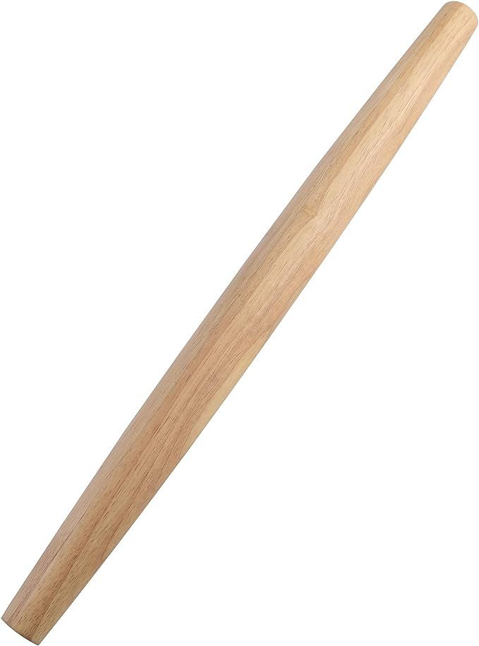 French Rolling Pin (17 Inches) –WoodenRoll Pin for Fondant, Pie Crust, Cookie, Pastry, Dough ... | Amazon (US)