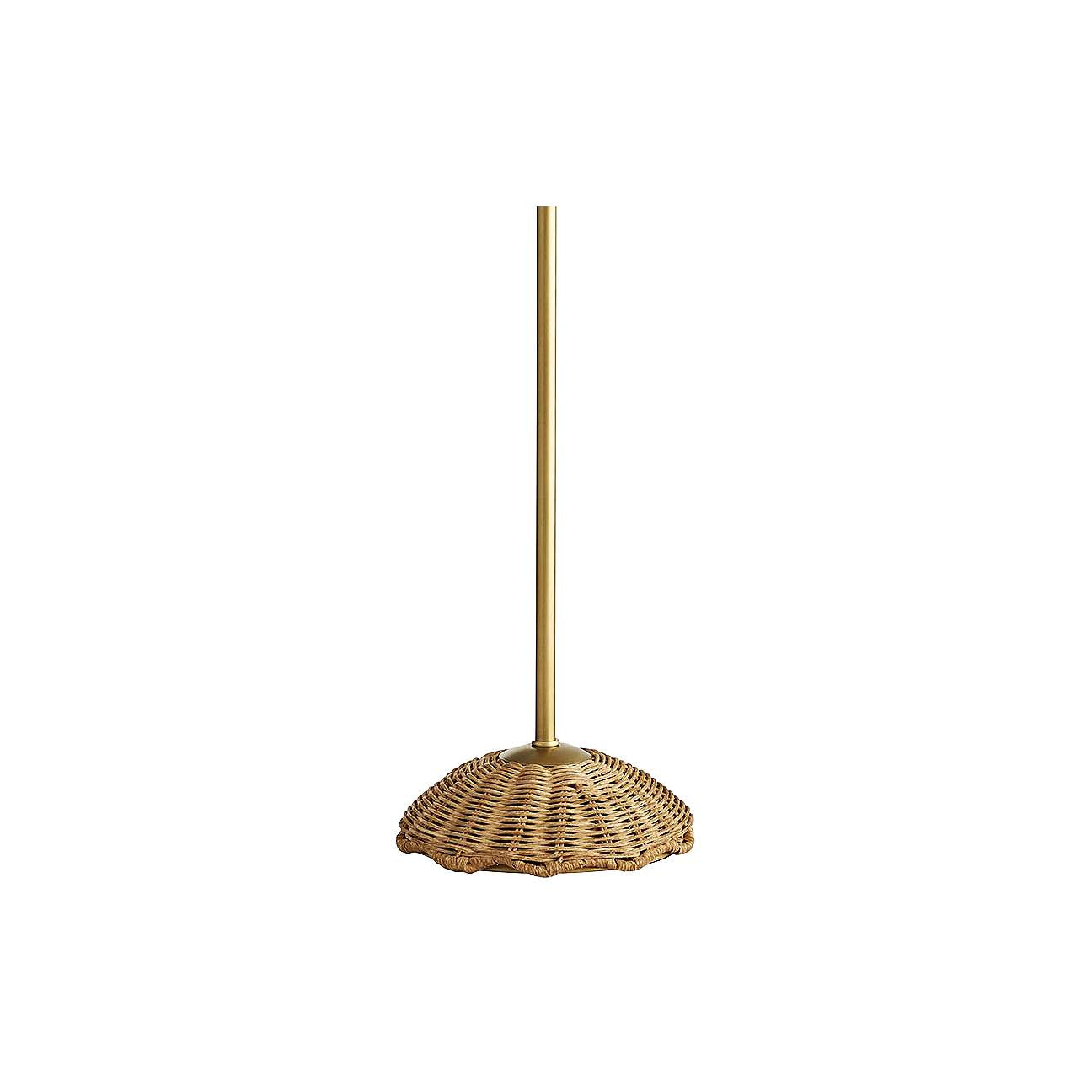 Arteriors Home Celerie Natural Rattan Wicker Table Lamp | LampsPlus.com
