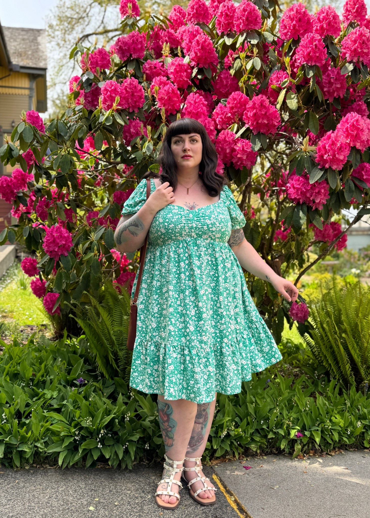 Green spring floral dress 

#LTKSeasonal #LTKFindsUnder50 #LTKPlusSize