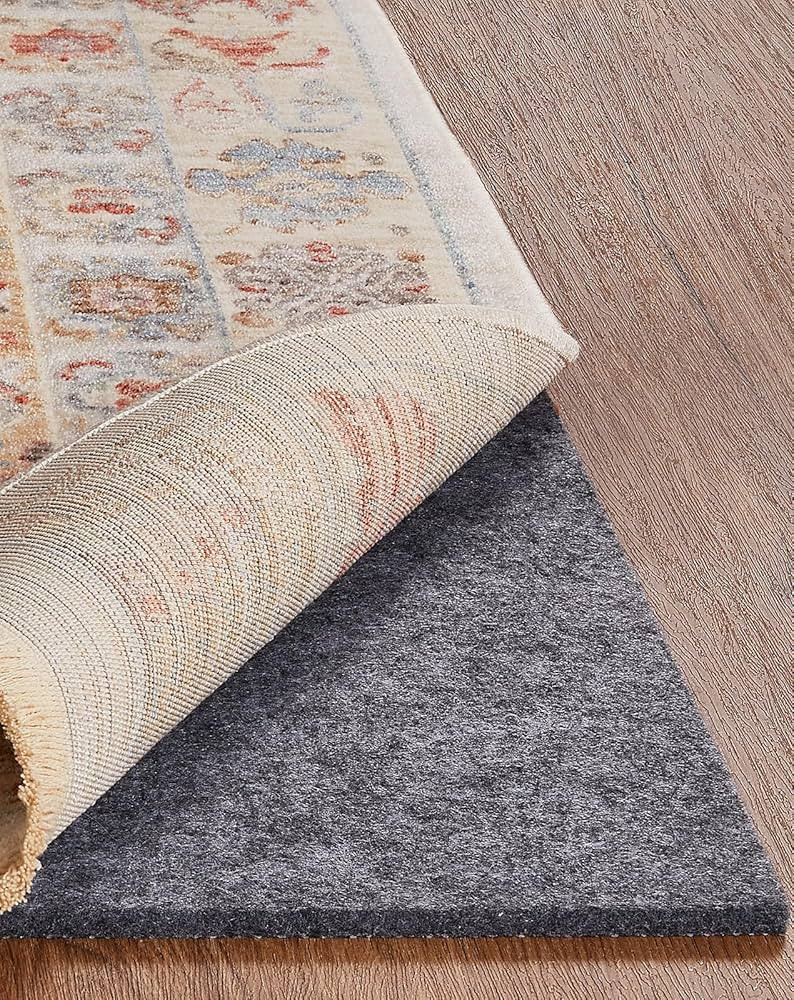 Veken Non Slip Cushioned Rug Pad Gripper 9 x 12 Ft, Felt and Silicone Backing, 1/4 inch Thick Car... | Amazon (US)