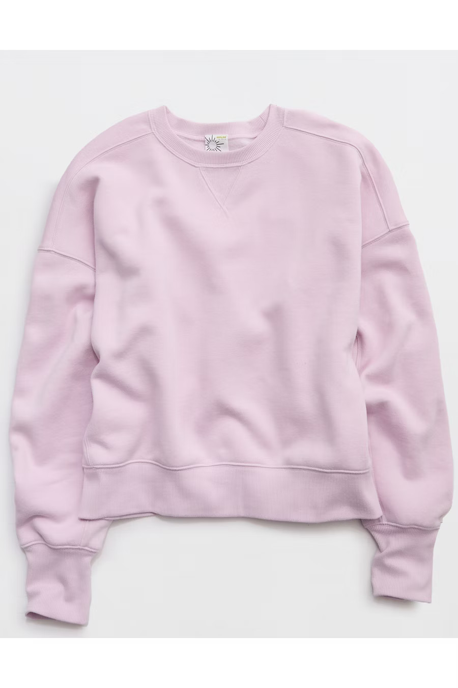 OFFLINE By Aerie Cloud Fleece Classic Crewneck Sweatshirt Women's Orchid XXL | American Eagle Outfitters (US & CA)