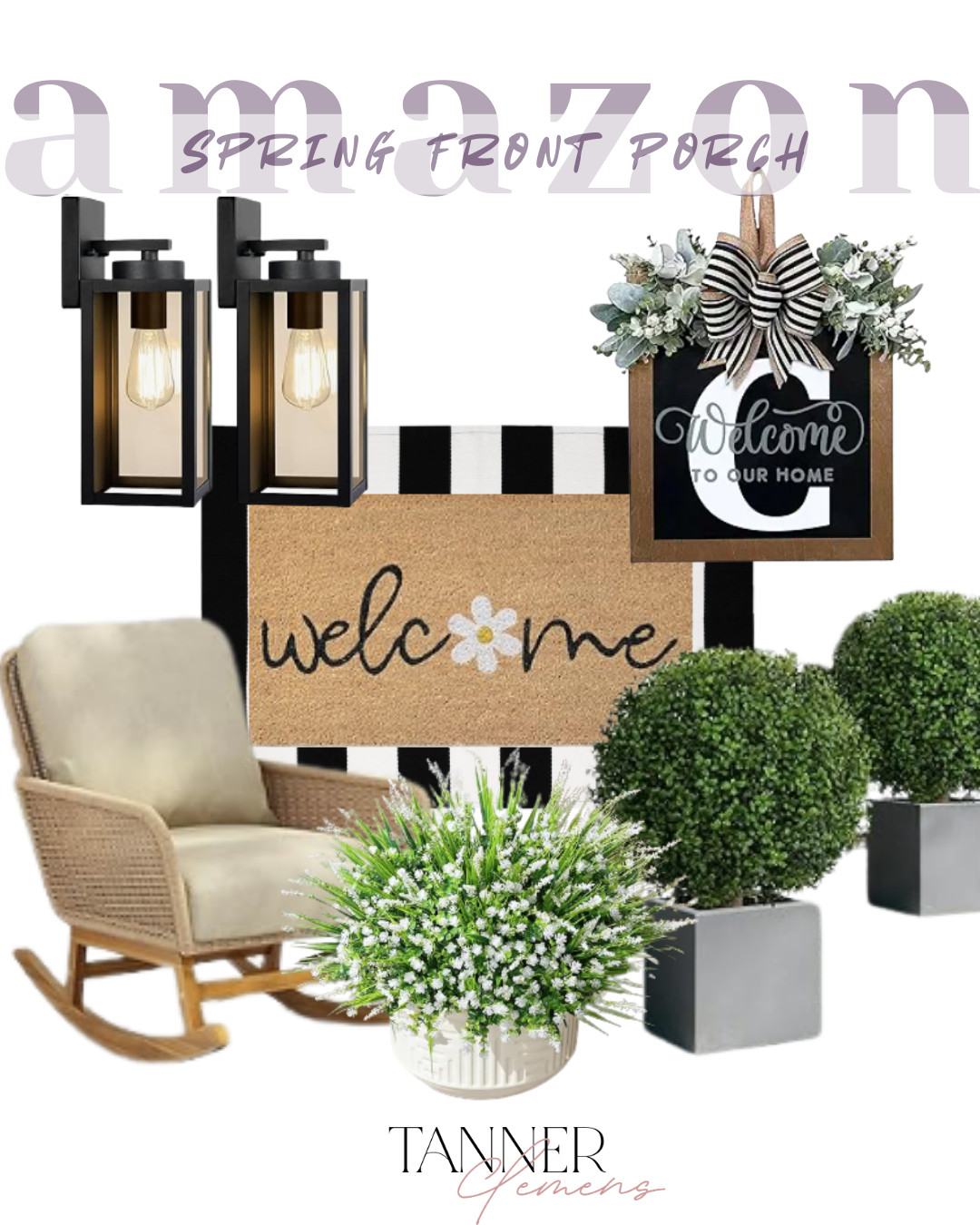 Bring on Spring days! This simple porch re-do adds the pops of green that make the season come alive from winter!  

 #LTKSpringSale #LTKSeasonal #LTKHome